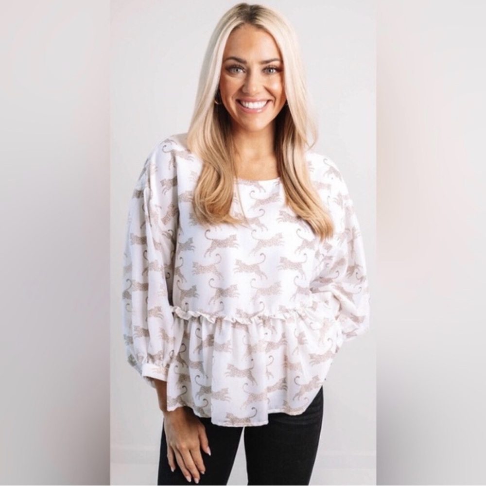 J. Marie “Maxine” 3/4 Sleeve Top
